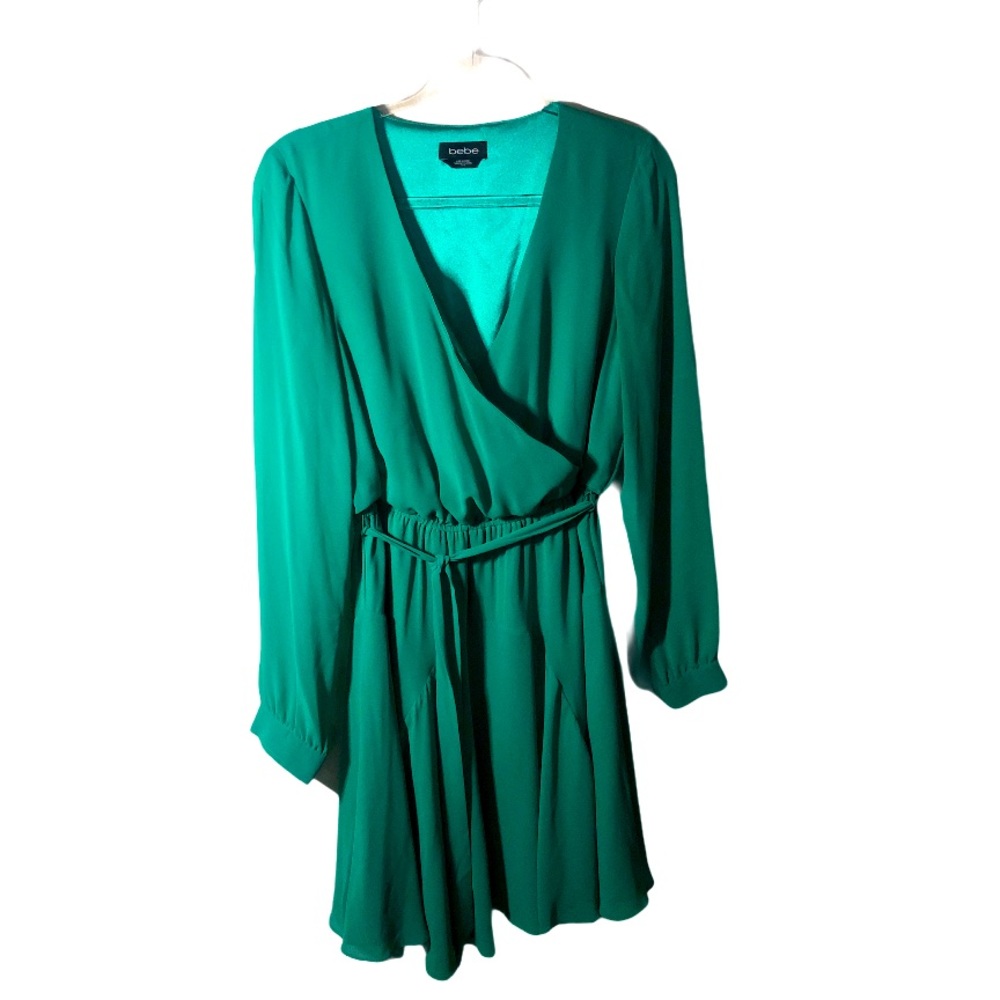 Bebe Green Midi Dress